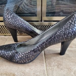 Anne Klein Snake Print Heels